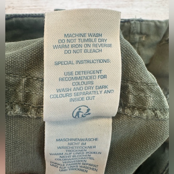 Boden Chino Pants Olive Army Green size 4P - Picture 12 of 12